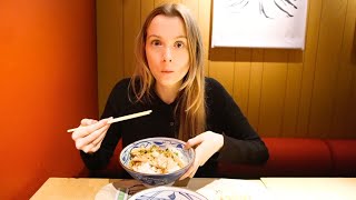 Trying a famous Japanese restaurant in London