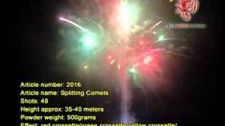 Splitting comets
