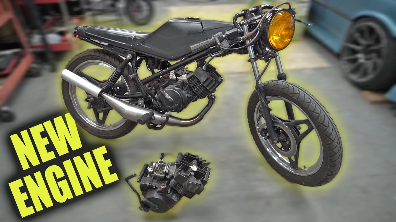 NEW Engine Build for 1982 Honda MB5 70cc 2 Stroke - YouTube