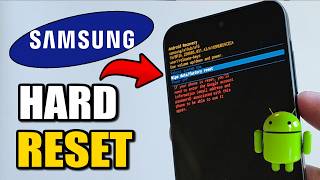 How To Hard Reset A Samsung Phone - 100% Working