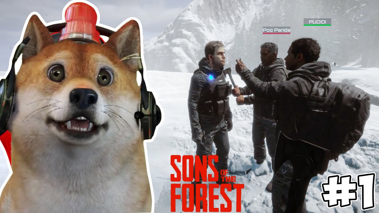 TRIO KOCAK TERDAMPAR DI HUTAN KANIBAL! - Sons Of The Forest - Part 1