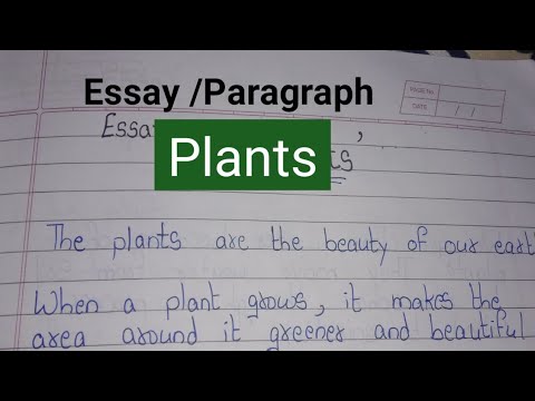 essay on green plants