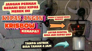 KIPAS ANGIN KRISBOW 16 Inch Emergency Tanpa Listrik for 2 Years and It Was LIFE CHANGING 2023 - 2025