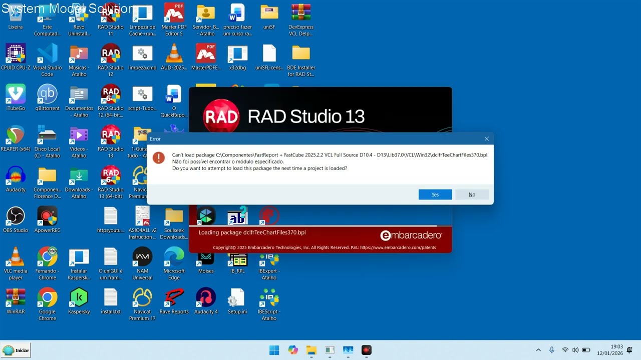 RXLib para Delphi 13 Florence como instalar passo a passo com dicas serve para todas as versões