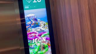 Destination Dispatch Traction Elevator AFT G onboard Royal Caribbean Icon of the Seas 