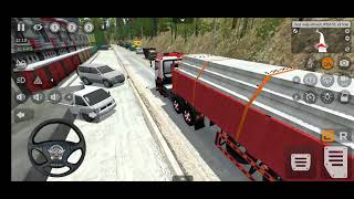 live Accident truck// bus simulator indonesia  truck First gear mod Bussid 4.1.1 screenshot 5