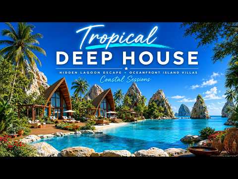 Hidden Lagoon Escape | Oceanfront Island Villas | Deep House Coastal Sessions