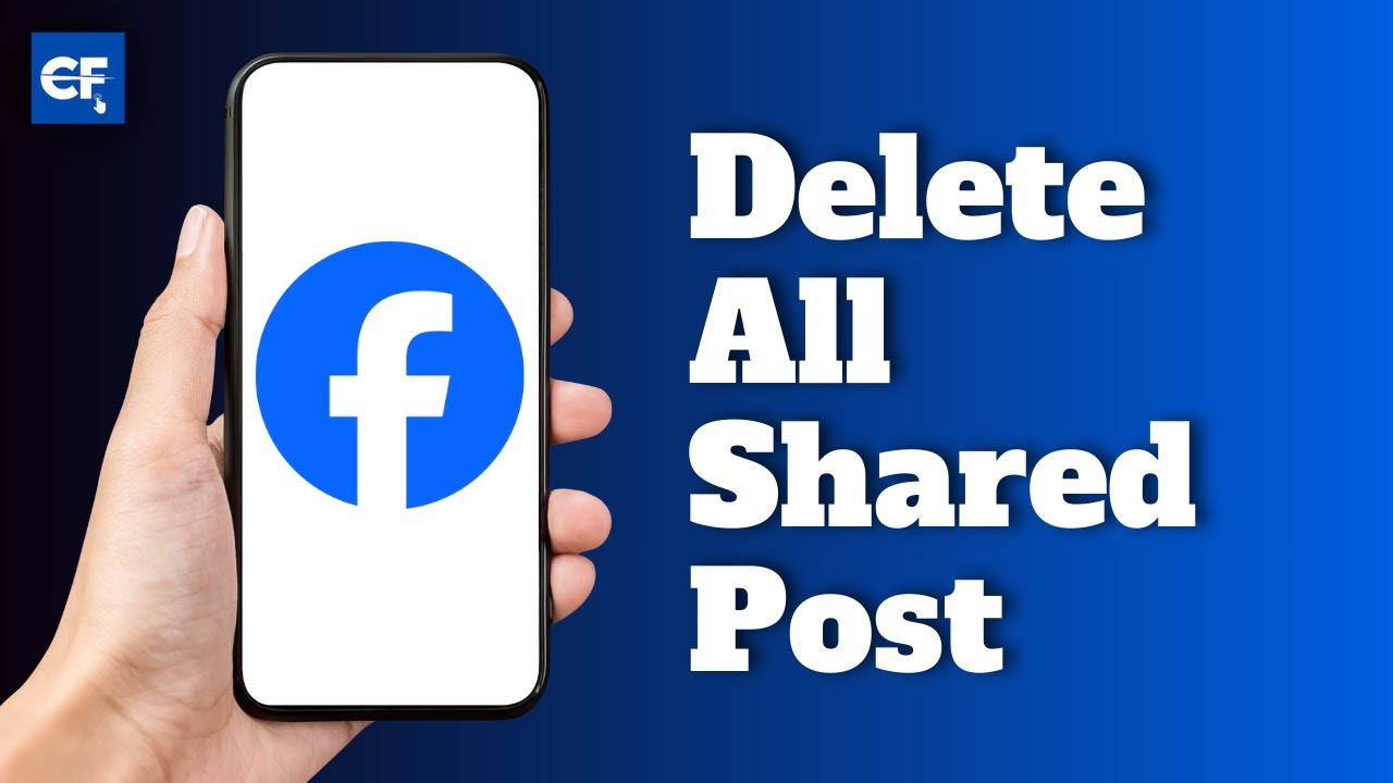 How To Delete All Shared Post On Facebook In One Click (2024) - YouTube