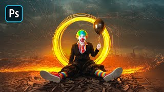 Evil Clown - Photoshop Manipulation Tutorial Processing screenshot 5