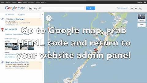 Add a Google Map to your website