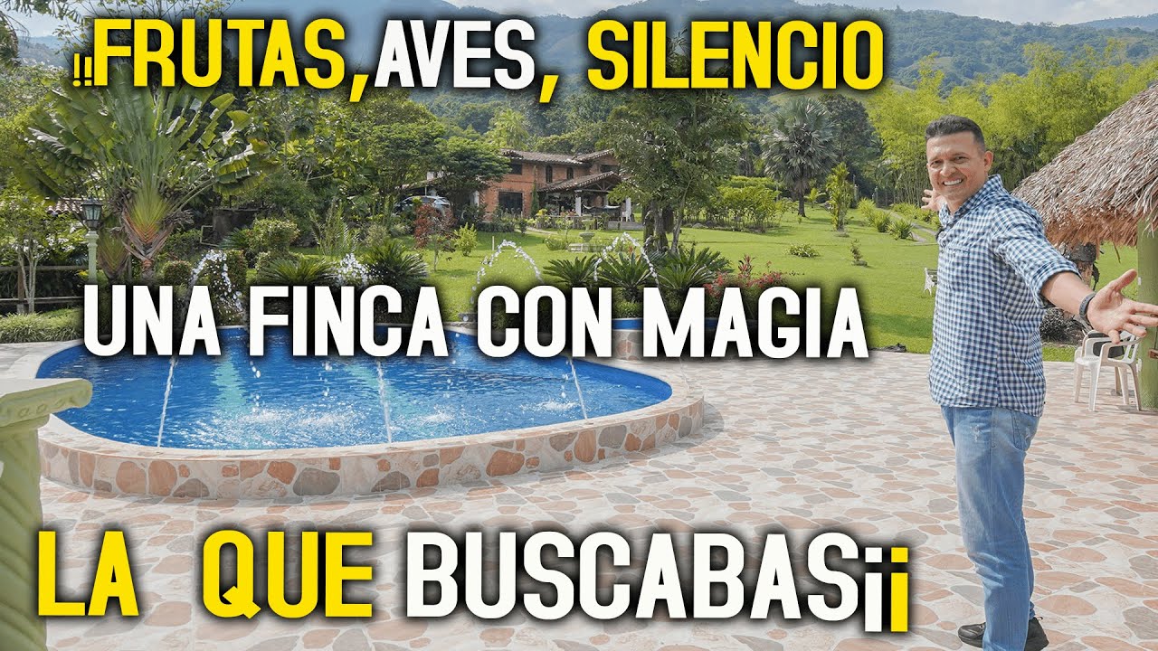 Finca en BARBOSA ANT, Quebrada, Charcos, piscina, frutales, casa Moderna. $2.570Millones