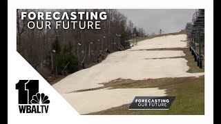Snow-making for skiing can impact climate change