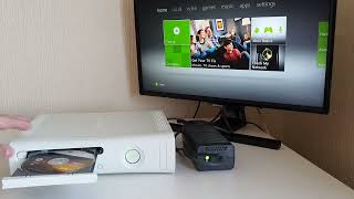 512MB Microsoft Xbox 360 Jasper Console with 15574 Dashboard + Controller # 3277