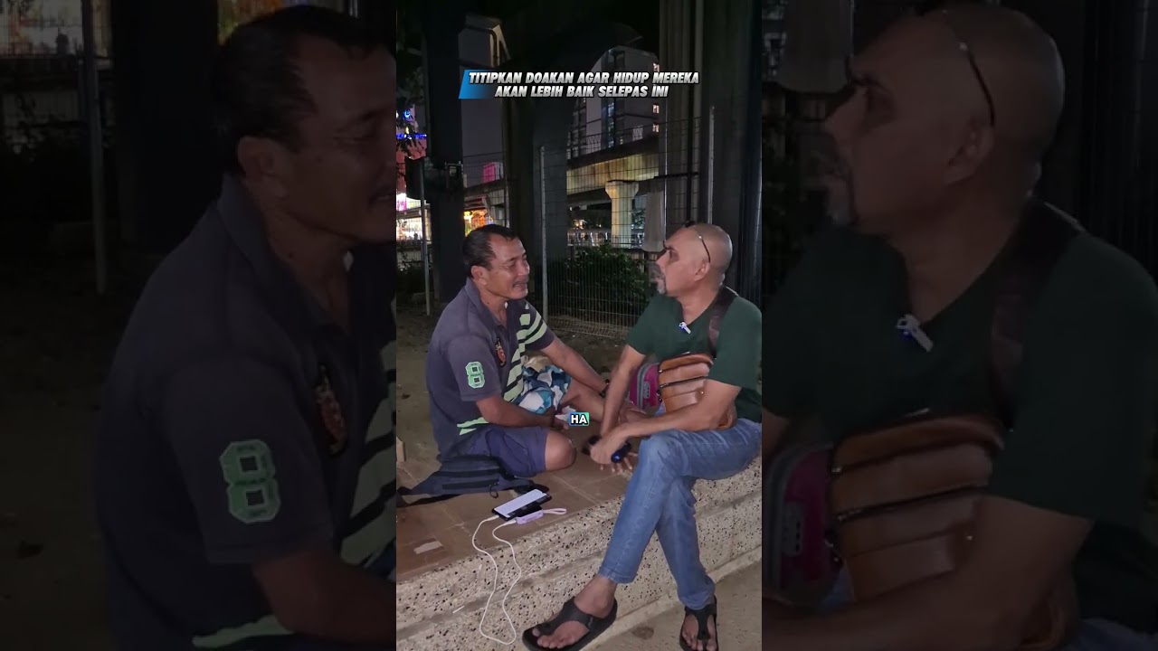 2 gelandangan wanita dan seorang lelaki akan abbe selamat..