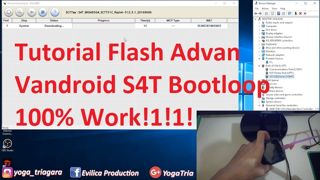 Tutorial Flashing Advan Vandroid S4T