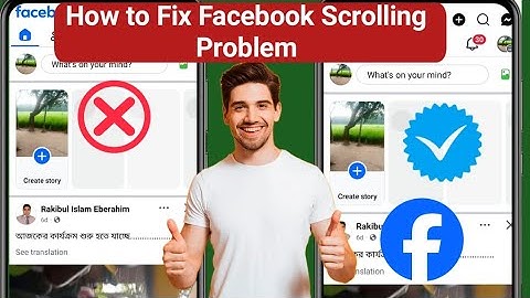How to Fix Facebook Scrolling Problem (2024) | Facebook Scroll Problem Solve.?