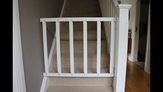 The (nearly) Invisible Folding Stair Gate. Part 1 of 2