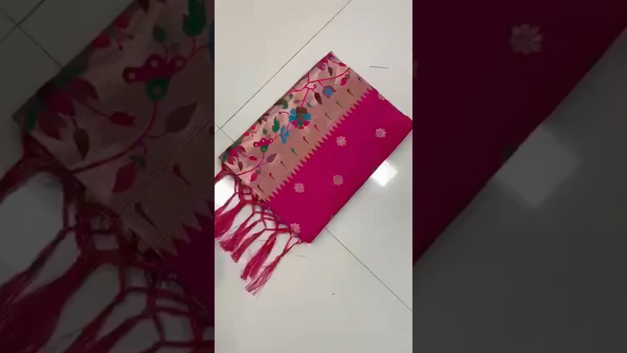 Pure Soft Kanchivaram Paithani Saree