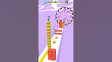 Cube Surfer LVL 41 Gameplay FUN GAME #shorts #CubeSurfer #fungames #viralvideo