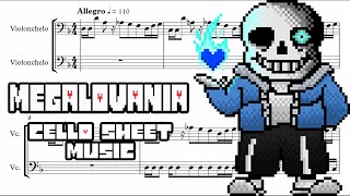 Megalovania - Undertale Violoncello Sheet Music