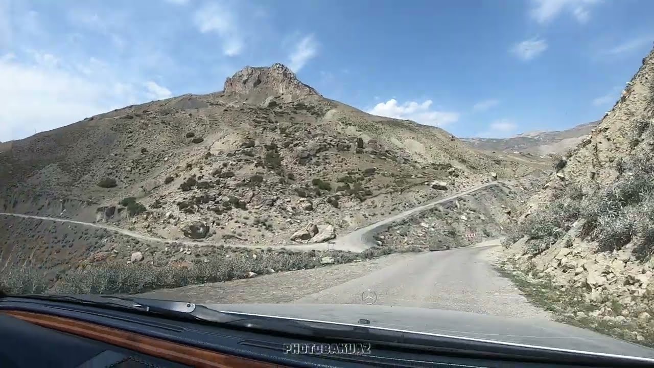 Road to Khinalig, Azerbaijan