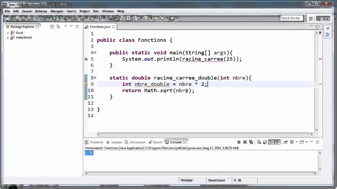PROGRAMMER EN JAVA (Débutant) - 72 - Portee de variables - YouTube