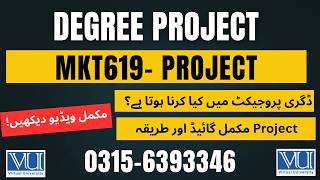 MKT619 Project Guidelines || mkt619 All assignment Solution