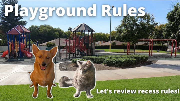 Professor Ginger and Axle Review Playground Rules - Recess Rules at School    4K