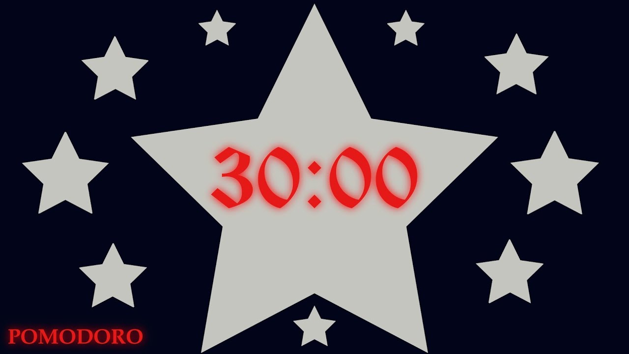 30 Minute Timer - Study - Work - Deep Focus - Countdown Timer - No ...