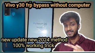Vivo y30 Frp bypass without computer/ remove google account in Vivo y30 / new method 100% working