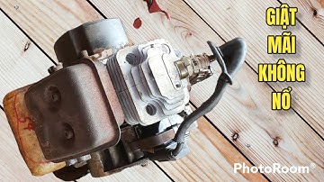 máy cắt cỏ thay hơi rồi mà vẫn không nổ cùng tìm nguyên nhân