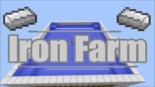 Minecraft: Automatic Iron Farm 1.8