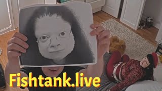 Fishtank.live Secret Challenge Hang embarrassing pictures of Letty. RIP Mauro. (Day 27).