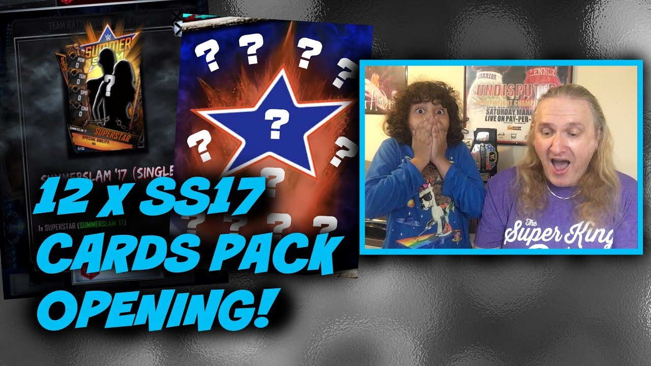 12 SummerSlam '17 Cards Pack Opening! : WWE SuperCard S3 Ep111