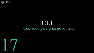 CLI | Criando novo item no menu automaticamente