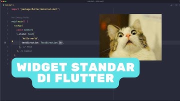 Belajar Flutter 2023 : Memahami Basic Widget Flutter