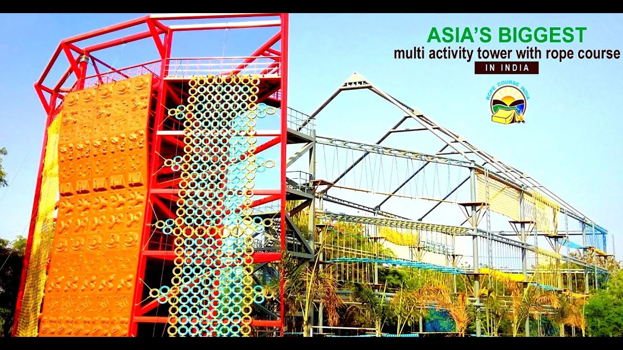 India's Biggest Rope Course: WWW.ROPECOURSEINDIA.COM 9810614238 - YouTube