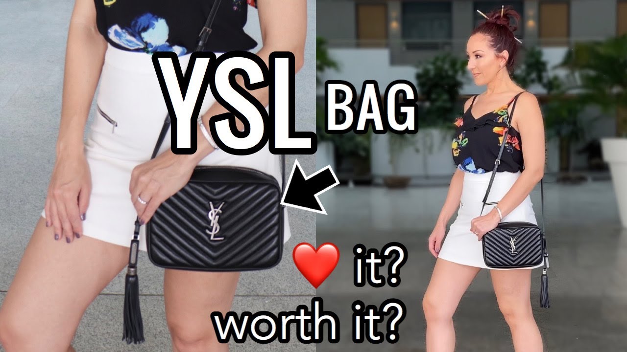 YSL MINI LOU CAMERA BAG, WHAT FITS AND MOD SHOTS! 