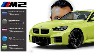 Idiot BRIT M2 Owner judges ALL options on the USA (G87 LCI) BMW M2 Configurator