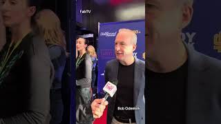 Bob Odenkirk at the COMEDY GIVES BACK event is writing a comedy w his son & his new film NORMAL
