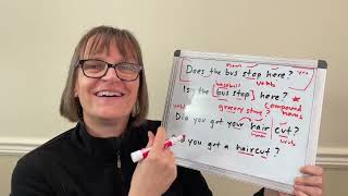 Advanced English Intonation Class (Compound Nouns Bus Stop, Haircut)