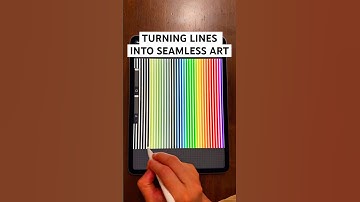 Creating seamless pattern design in procreate #art #procreate #shorts