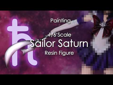 Let's Awaken The Senshi of Ruin and Rebirth! ⚔️Watch as I Paint this Badass Sailor Saturn!🪐