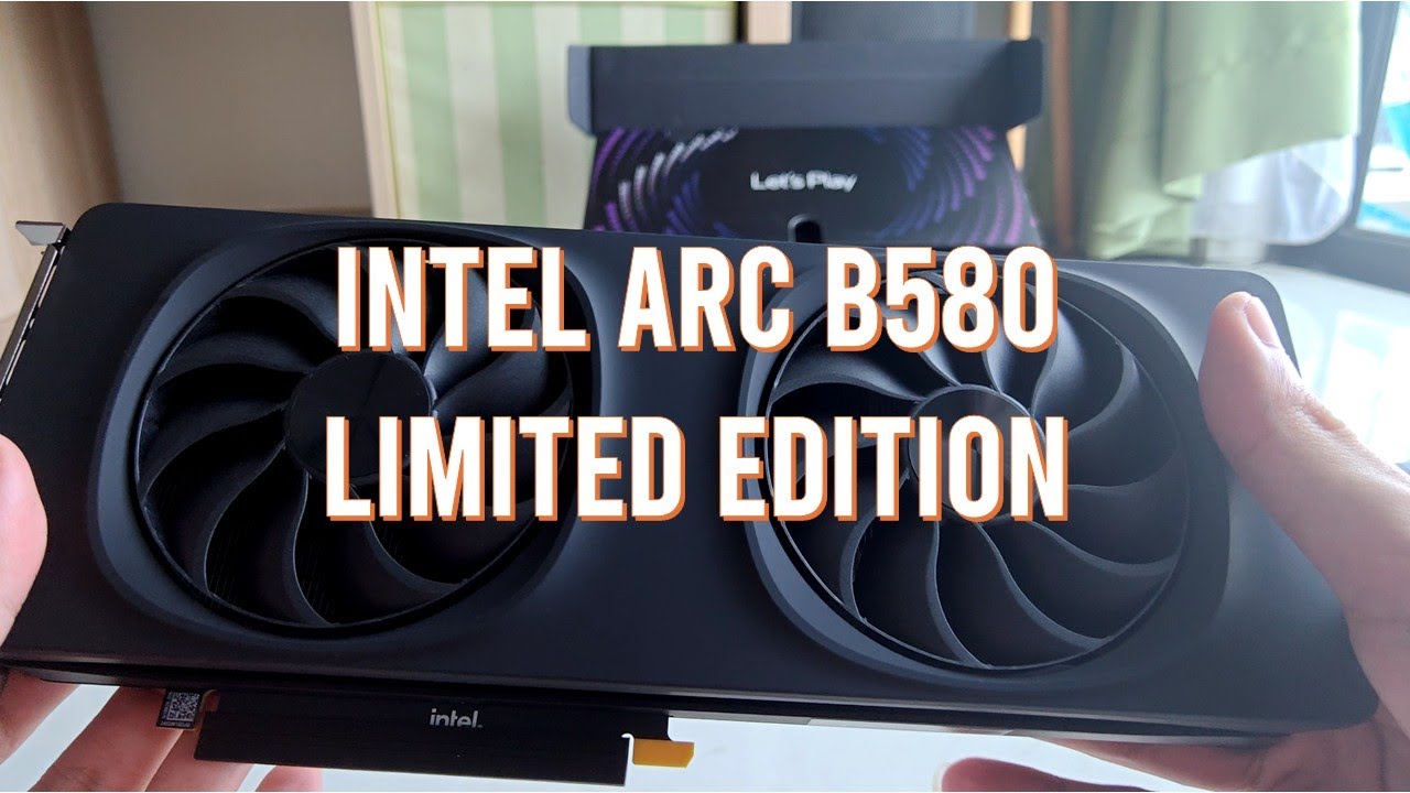 UNBOXING: Intel Arc B580 12GB Limited Edition (It's Gorgeous