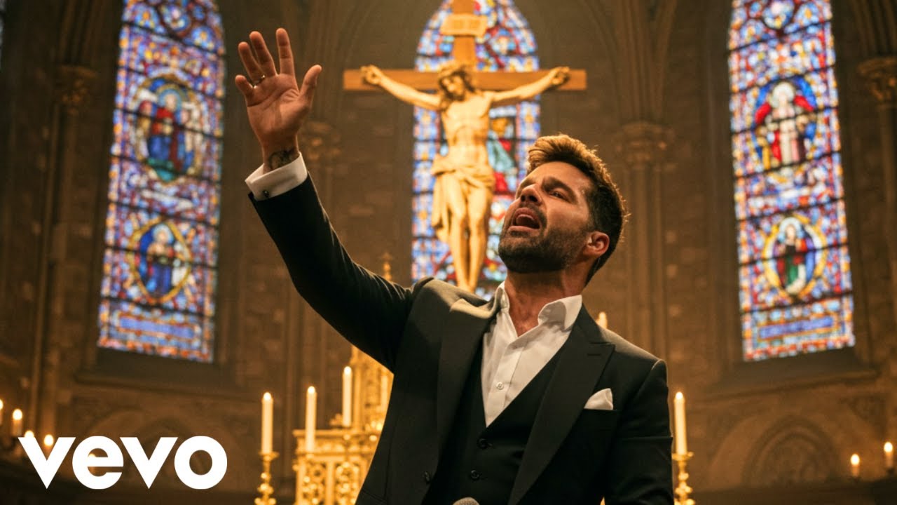 Ricky Martin - Mi alma espera en Ti - Canta los Salmos 42 y 91(ft Ecos de la Fe)  (AI)