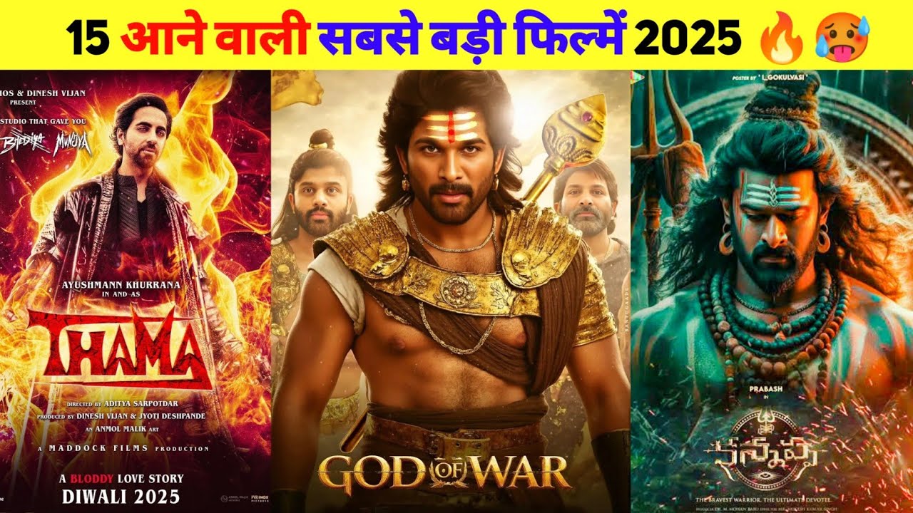15 Upcoming BIGGEST South Pan Indian Movies 2025 Hindi | Upcoming South ...