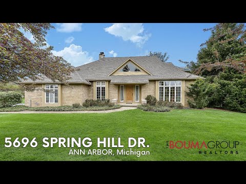 5696 Spring Hill Drive, Ann Arbor, MI home video tour