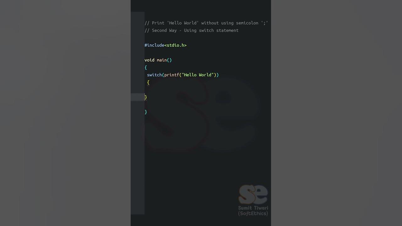 c-program-to-print-hello-world-without-using-semicolon-using