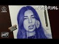 CÓMO DIBUJAR UN ROSTRO CON BOLÍGRAFO PASO A PASO/ DUA LIPA.