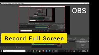 Record computer full screen by obs ...